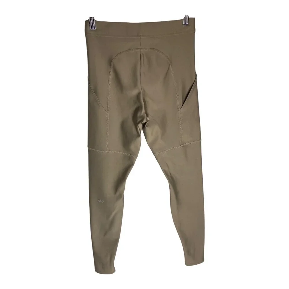 Alo Yoga High Waist 4 Pocket Utility Tan Legging-sz Small